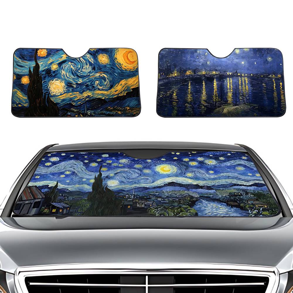 Notte stellata V-Van G-Gogh Pa - Windshield Sun Shade recensione e prezzo