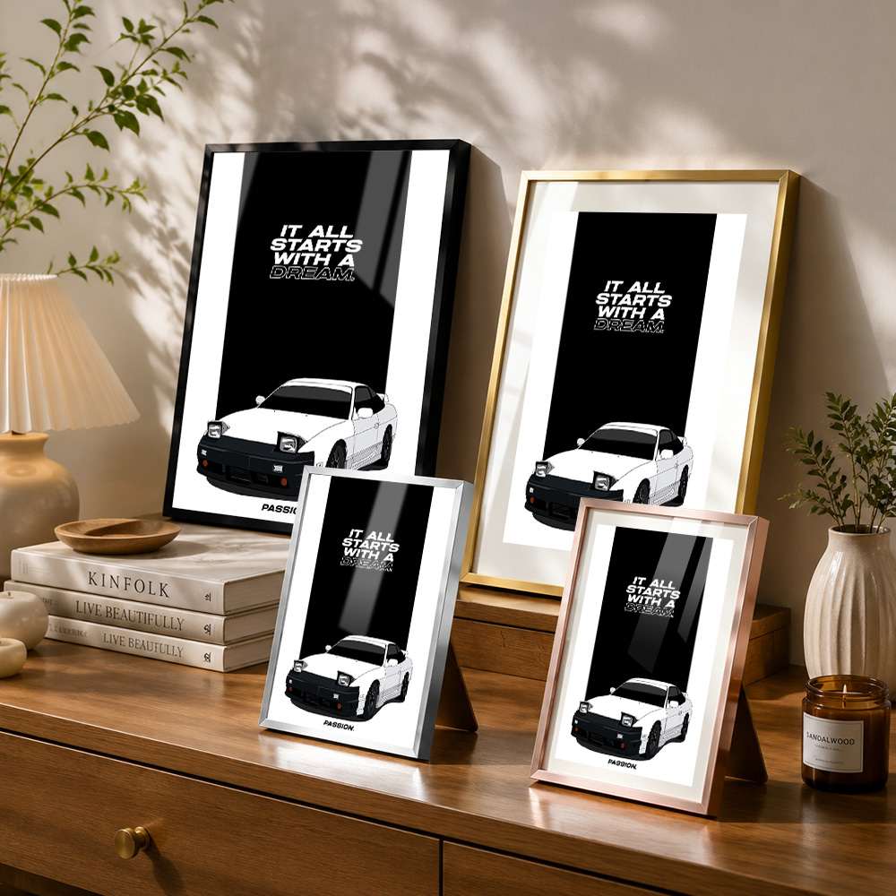 Poster in Metallo Auto da Sogn - Car Mirror recensione e prezzo