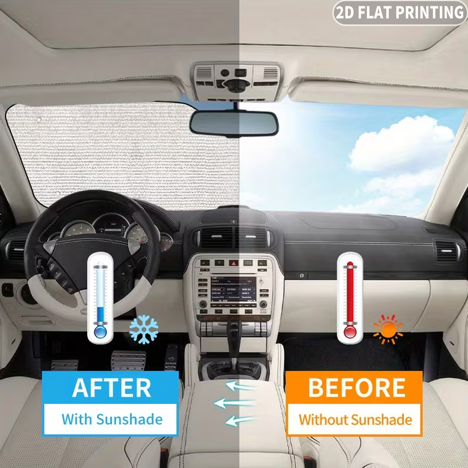 Parasole universale per parabr - Windshield Sun Shade recensione e prezzo