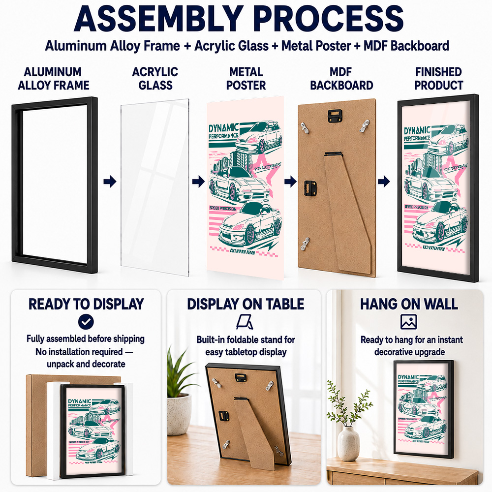 Poster in Metallo JDM per Auto - Car Mirror recensione e prezzo