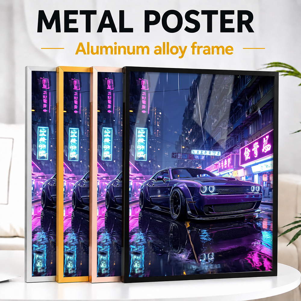 Auto viola in un paesaggio urb - Car Mirror recensione e prezzo